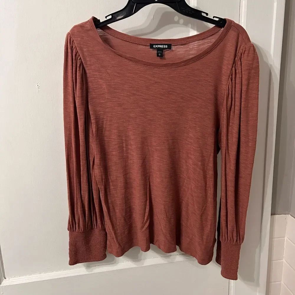 Express Women's Terracotta Blouse